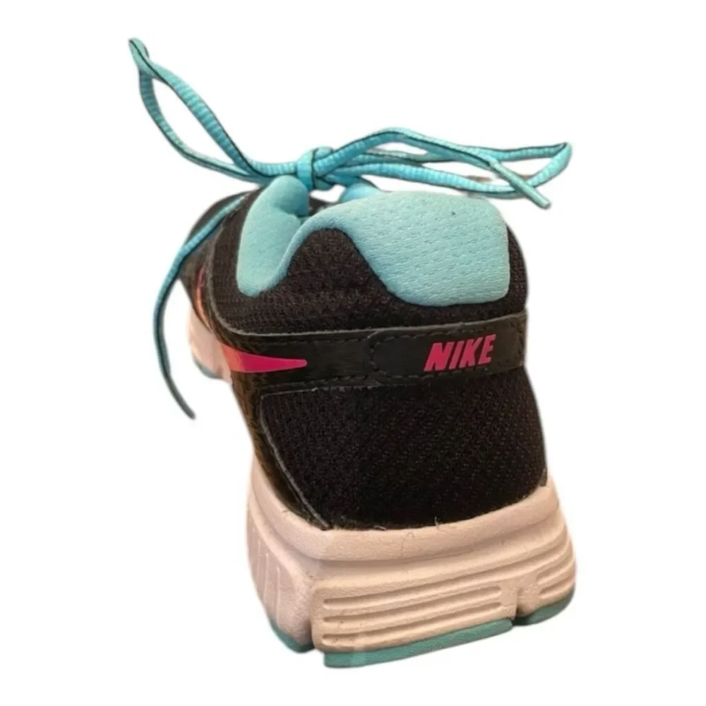 Nike Revolution Running Sneakers | Black Pink Aqua | Women’s Size 8